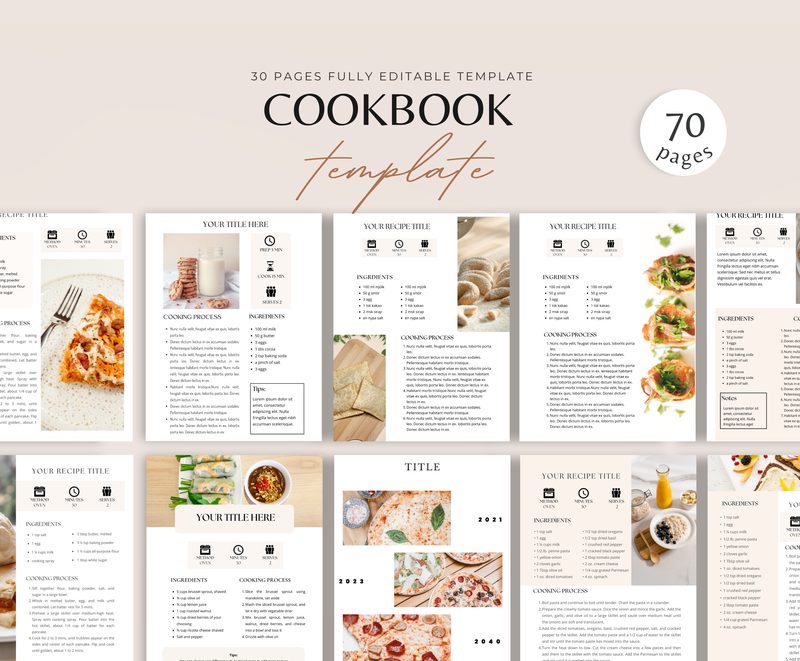 Cookbook Template