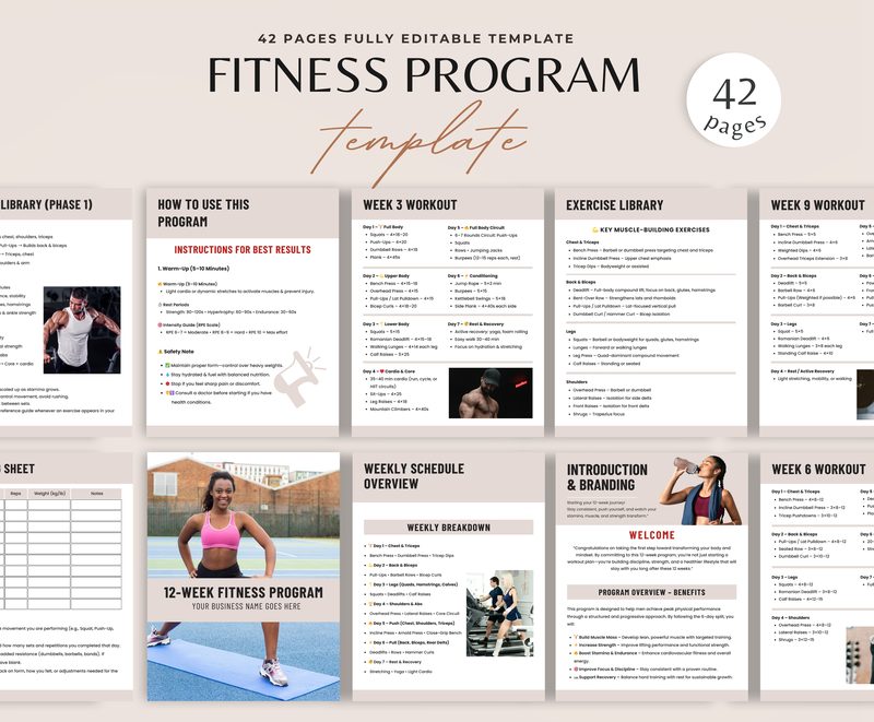 Fitness Program Template